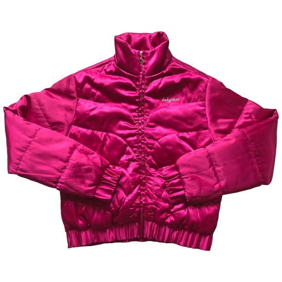 Baby Phat Jackets & Coats Vtg 0s Baby Phat Hot Pink Puffer Jacket